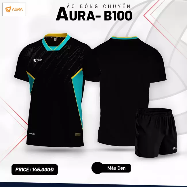 Quần áo bóng chuyền nam Aura B100
