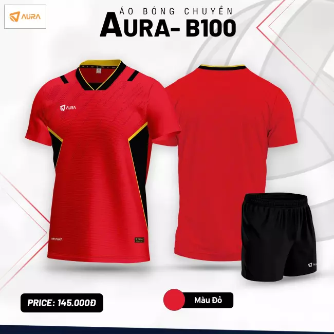 Quần áo bóng chuyền nam Aura B100