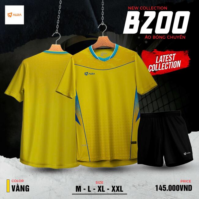 Quần áo bóng chuyền nam Aura B200